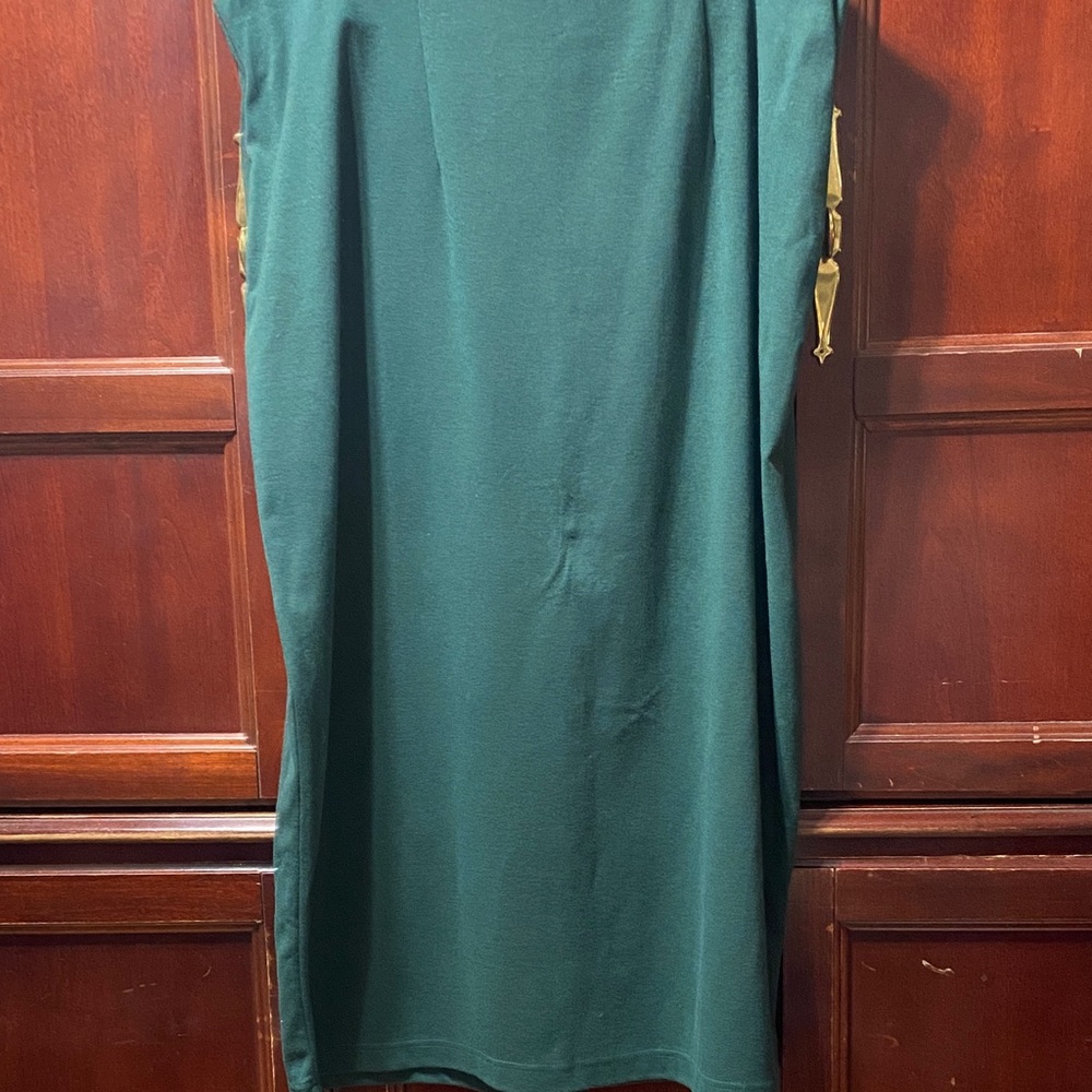 Vintage Chic Forest Green Midi Skirt